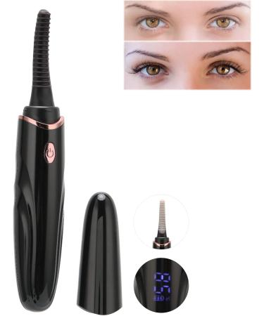 Qukaim Heated Eyelash Curler Heated Eyelash Curler USB Rechargeable Electric Lash Curling Tool with LED Display - Buy Online on GoSupps.com