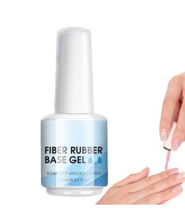Nail Repair and Strengthening Gel | Clear Reconstructing Gel for Damaged Nails - 15ml Quick-Drying for Home or Travel Use