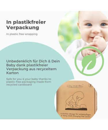 Buy Lilly and Ben 2 Series Pack Wrapping Covers | Soft Terry Cuddling & Suction-Strong Changing Pad Covers | Easy Care Clamping Covers for Baby International Shipping Available - Buy Online on GoSupps.com