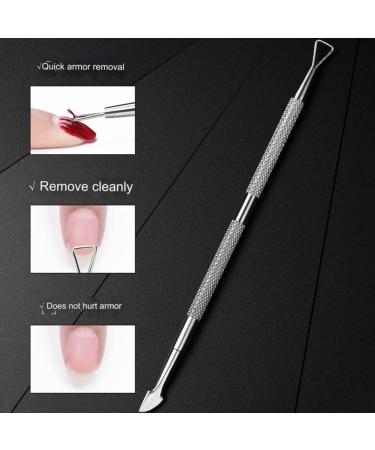 AMIUHOUN Polish Remover Cleaner Nail Remover Culticle Pusher Removing Stick Rod Manicure Nails Tool Easy to Use - Buy Online on GoSupps.com