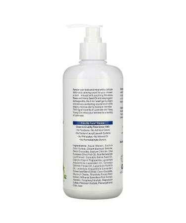 Kiss My Face De-Stress Lavender Ylang Ylang Body Wash & Bath Soak - 16 fl oz (473 ml) - Buy Online on GoSupps.com