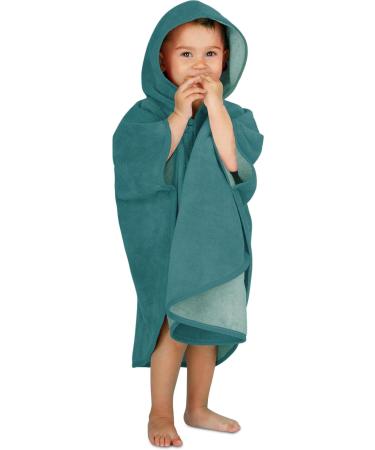 Normani Children's Bath Poncho | Cotton Bath Towel for Toddlers with Hood | Blue Bathrobe 55x70 cm - Buy Online on GoSupps.com
