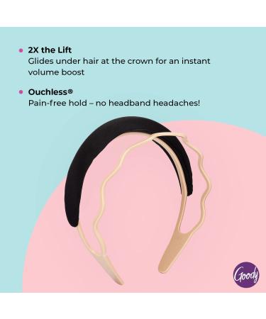 Goody Volume Boost Headband for Fine Hair - Blonde - Ouchless Hair Accessory for Braids & Ponytails - Buy Online on GoSupps.com