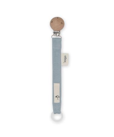 SAGA Copenhagen pacifier chain Pala (Dream Blue) 2x17cm | 100% organic & sustainable | GOTS-certified