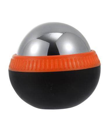 Healeeved 1 piece of stainless steel massage ball Handmill balls Foot massage devices yoga roller cold walze for face cryotherapy massage cold massage hand massage device fitness accessories manual 8.3x7.5x7cm rosy