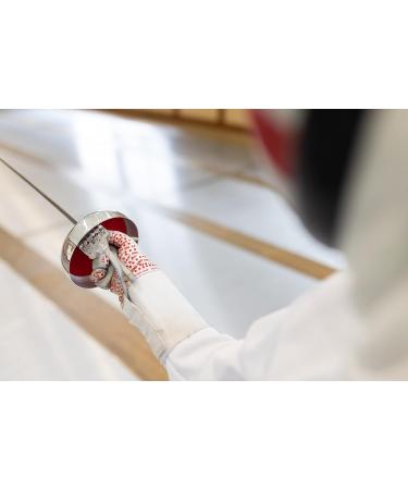 Pro-Style Dual Layer Padded Fencing Glove - Washable with Anti-Slip Coating | FIE Approved Right Hand Glove - White Large - Buy Online on GoSupps.com