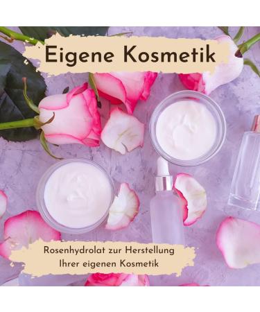 Nakobe Damascena Organic Rose Hydrolate - 1000 ml - Organic Rose Water - Skin Care - Buy Online on GoSupps.com