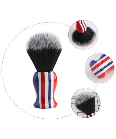 Soft Fur Shaving Brush & Mustache Grooming Tool - Durable Beard Brush for Men with Handle | Perfect Facial Cleaning Brush - Buy Online on GoSupps.com