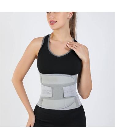 Back Brace Lumbar Support Waist Trainer Belt Posture Correction Lower Back Support Breathable Lumbar Back Brace Waist Belt(Gray XX-Large) XX-Large Gray - Buy Online on GoSupps.com