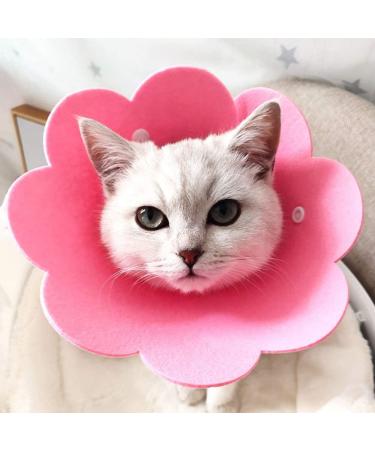Besylo Pet Recovery Collar Soft Dog Cat Protective 2PCS Adjustable Dog Cone Collar After for Recovery from Surgery or Wound for Dogs and Cats(Pink) - Buy Online on GoSupps.com