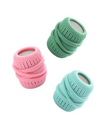 Healeved 3pcs Set Washing Machine Laundry Ball Non Scrubbing Washing Balls Anti Winding Laundry Washing Machine Soap Ball Dryer Washing Soap Dryer Porcupine Sponge Clothes Washing