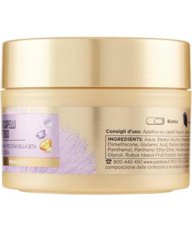 Pantene Pro-V Miracles SOS Intenso Hair Mask - Intensive Treatment with Biotin and Hydroised Silk Protein for Treated Hair Denmark or with Highlights - 160 ml - Buy Online on GoSupps.com
