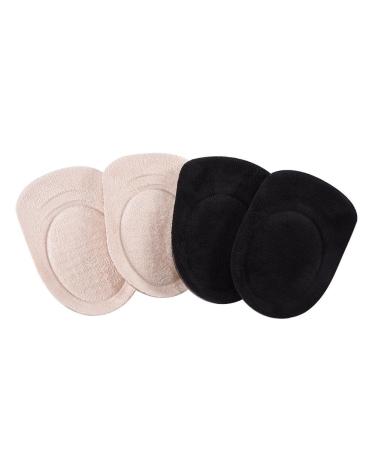 Heel Lift Inserts  2 Pairs Gel Heel Lifting Insoles Cushion Gel Heel Lifts Foot Protector Shoe Pad Foot Care Tool Small Size Slight Leg Length Discrepancies Correction Plantar Support Inserts for Heel