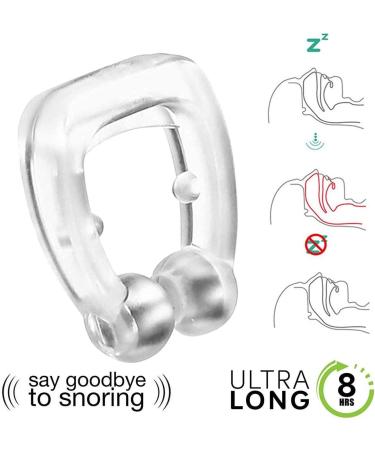 Silicone Magnetic Anti Snore Clipple - 3 Pack | Stop Snoring Solution for Men & Women - Buy Online on GoSupps.com