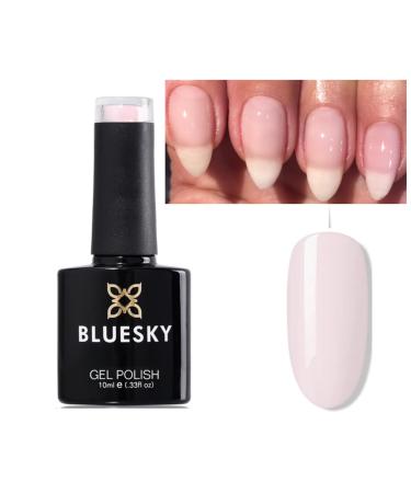 Bluesky Nail Gel Polish Light Sheer Milky Pink A68 UV LED Soak Off 10ml (Requires Curing Under UV LED Lamp)