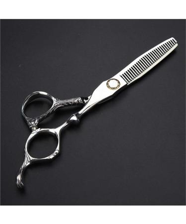 Hair Cutting Scissors Kit 440C Hairdressing Scissors Thinning Shear Straight-Edge Shear Hair Scissors for Barber Stylist (6 inches /17.5cm) - Buy Online on GoSupps.com