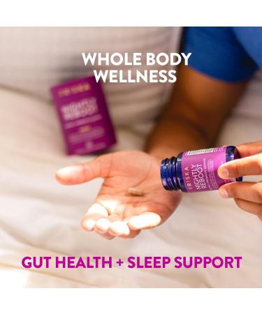 FRISKA Nightly Reboot Enzyme and Probiotics Supplement Promotes Better Digestion and Sleep Supports Gut Health for Men and Women Melatonin Chamomile 30 Capsules Nightly Reboot 30 Count (Pack of 1) - Buy Online on GoSupps.com