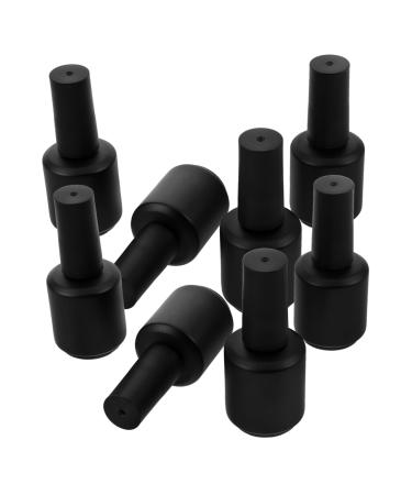 WOONEKY WOONEKY 8 Pieces Nail Polish Bottles: Portable Empty Nail Polish Bottles 15ml with Brush - Matte Containers DIY - Manicure Supplies