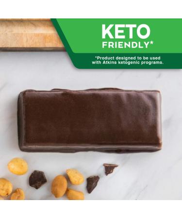 Atkins Chocolate Peanut Butter Protein Bars - Keto Friendly, High Fiber, Value Pack (8 Bars) - Buy Online on GoSupps.com