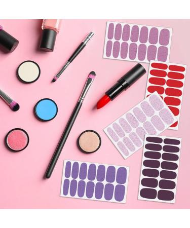 JERCLITY 336 Pieces Warm Tones Nail Wraps - Self-Adhesive Stickers for Women and Girls | Solid Color Nail Polish Strips with Nail File - 24 Sheets Included - Buy Online on GoSupps.com