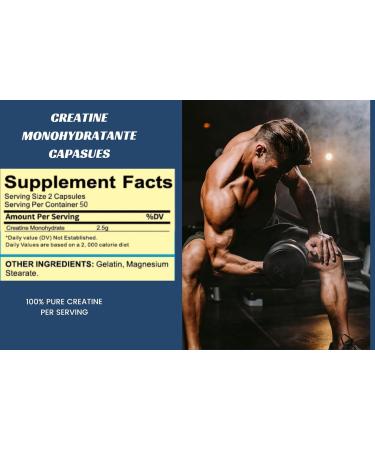 ISMA Creatine Monohydrate Capsules Muscle Growth & Strength Supplement for Men & Women Gym Pre Workout Fast Recovery 100 Capsules - Buy Online on GoSupps.com