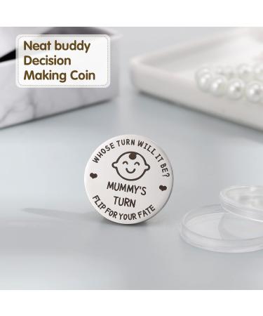 Opopark New Baby Gifts - Funny Decision Coin for New Parents (Silver) - Buy Online on GoSupps.com