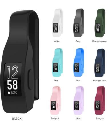 EEweca 3-Pack Clip for Fitbit Inspire or Inspire HR Holder Accessory  Black + Midnight Blue + Gray (not for Inspire 2) - Buy Online on GoSupps.com