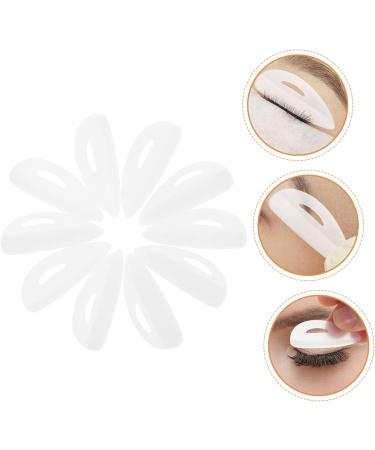 FRCOLOR 50 Pairs Eyelash Pad Washers Eyelash Curlers Tool Eyelash Holder Eyelash Grafting Pads Eyelashes Cushions Lash Pads Eyelashes Pads Silica Gel White Curly Patch - Buy Online on GoSupps.com