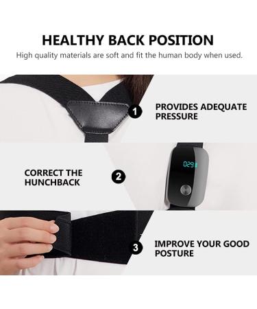 Posture Corrector Belt Smart Electronic Hunchback Reminder | Improve Posture with Vibration Support - Buy Online on GoSupps.com