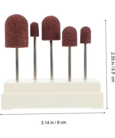 Toddmomy 1 Set Nail Sand Ring Cap manicure tools professional ceramic grinding head manicure drill bit Professional Manicure Polishing nail bit white ceramics to rotate Grinding disc 8x6cm White - Buy Online on GoSupps.com