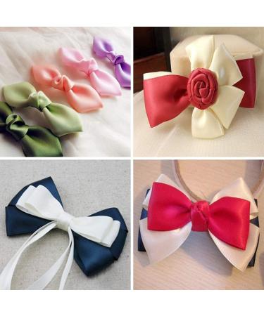 LEEQE Double Face 1-1/2 inch White Satin Ribbon - 50 Yards - Perfect for Weddings, Parties, and Gift Wrapping - Buy Online on GoSupps.com