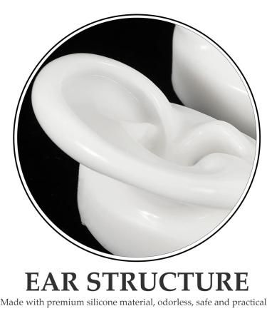 Educational Ear Piercing Kit: Silicone Ear Models for Jewelry Display & Teaching - Buy Online on GoSupps.com