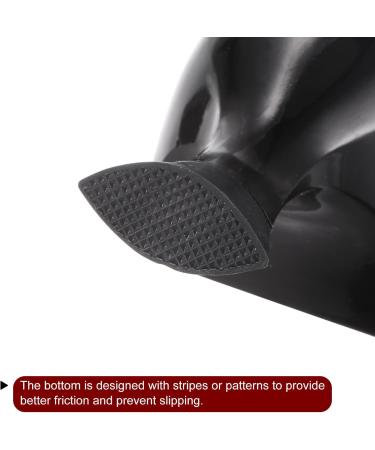 HARFINGTON Heel Repair Replacement - 1 Pair High Chunky Heel DIY for Women Shoes Black - International Shipping Available - Buy Online on GoSupps.com
