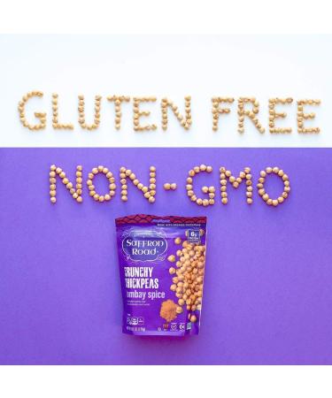Saffron Road Chipotle Crunchy Chickpea Snack 6oz | Gluten Free, Non-GMO, Vegan - Buy Online on GoSupps.com