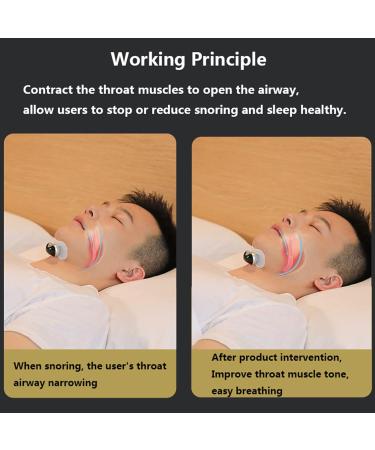 Electric Intelligent Massage Snore Stopper - Portable Anti Snoring Device for Better Sleep - Buy Online on GoSupps.com