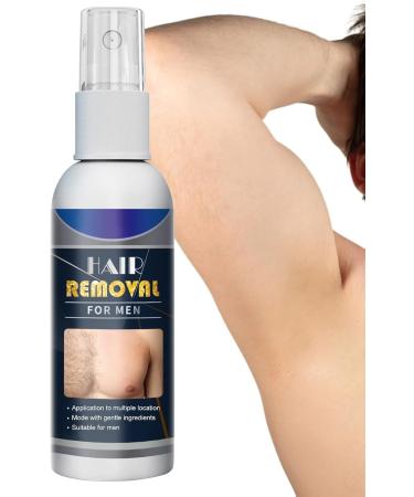 Hair Removal Spray for Men 50ml Hair Growth Inhibitor Spray Gentle Hair Removal Mist for Face Arms Underarms Chest and Body Care - Buy Online on GoSupps.com