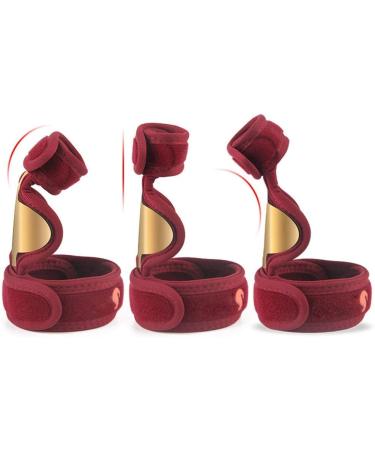 Jycch Pedic Corrector - Gold Steel Toe Aligner for Hallux Valgus & Overlapping Toes - Ergonomic Design for Right & Left Foot - Buy Online on GoSupps.com