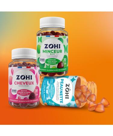 Summer Food Supplement Box 1 Zohi Pill Box Clean Skin - 1 Zohi Slimming Pill Box - 1 Zohi Hair Pill Box - 3 x 60 Erasers - ZO - Buy Online on GoSupps.com