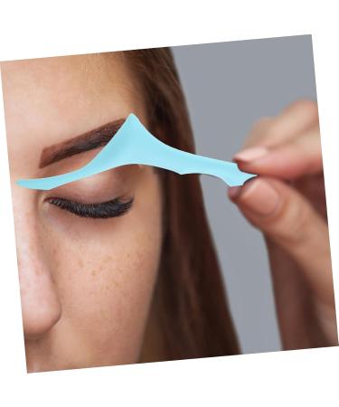 FOMIYES Silicone Molds Brow Guide Makeup Stencil Constant Temperature Miss Supplies 17.3x5.9cm Blue - Buy Online on GoSupps.com