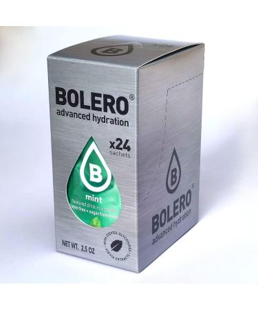 Bolero MINT 24x3g | Sugar-free juice powder, sweetened with stevia + vitamin C | Suitable for children and diabetics