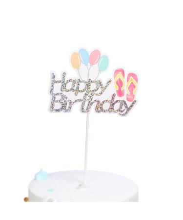 Personalised Cake Toppers Cake Decorations Cake Toppers Stars Sun Clouds Happy Birthday Party Cake Decorations Cute Cupcake Decor Baking Decor Supplies (Color : E) (Color : E) (Color : D)
