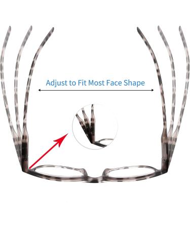 Yuluki 5-Pack Retro Reading Glasses for Men & Women | Comfortable Spring Hinges | Super Reading Aid 2.75 Magnification - Buy Online on GoSupps.com