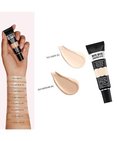 Waterproof Under Eye Makeup 0.4fl Oz/12ml (Light) - Long-lasting Formula - Buy Online on GoSupps.com