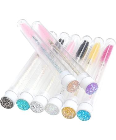 dijiusidy 5 Pieces Portable Eyelash Brush with Tube Adults Dustproof Single Use Eyebrow Eyelashes Brushes Makeup Tool Cosmetic Blue Type 2 - Buy Online on GoSupps.com