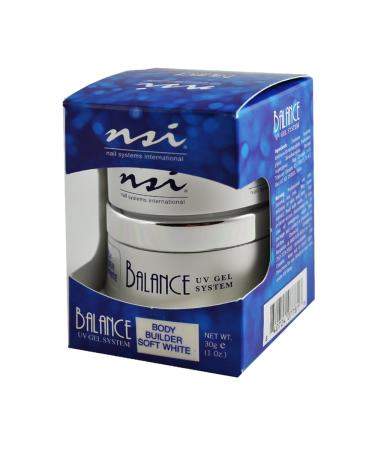 nsi Balance UV-Gel-System - Body Builder - Soft White - 30g