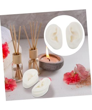 4 Pairs Artificial Ear Models - Silicone Ear Molds for Studs | Realistic Imitation Ear Simulation - Buy Online on GoSupps.com