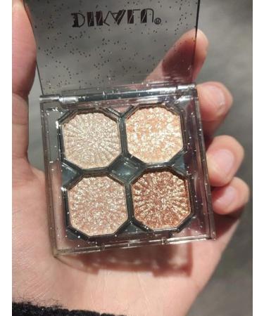 Buy Shimmer Eyeshadow Palette - 4 Long-Wearing Pigmented Shades for Women | Warm Neutrals - 0.14oz - International Shipping Available - Buy Online on GoSupps.com