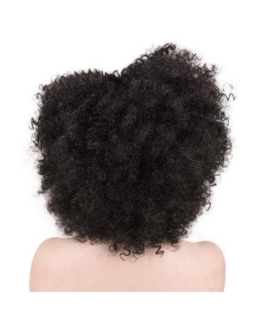 BGHJUE African Black Curly Hair Hand Wrapped Wig - Heat Resistant Full Wig in Black - Buy Online on GoSupps.com