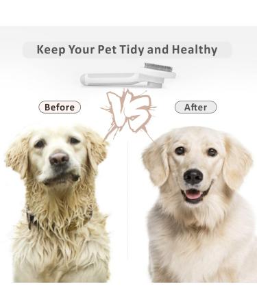 Bayion Cat Brush & Dog Brushes - Best Grooming Tool for Short & Long Hair Cats - Remove Loose Undercoat & Mats - Gray - Buy Online on GoSupps.com