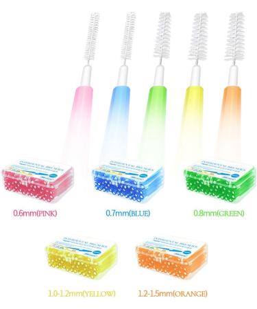 Buy 0.6 1.5 mm Interdental Brush Set - Essential Toothpick Tools for Effective Dental Care | International Shipping Available - Buy Online on GoSupps.com